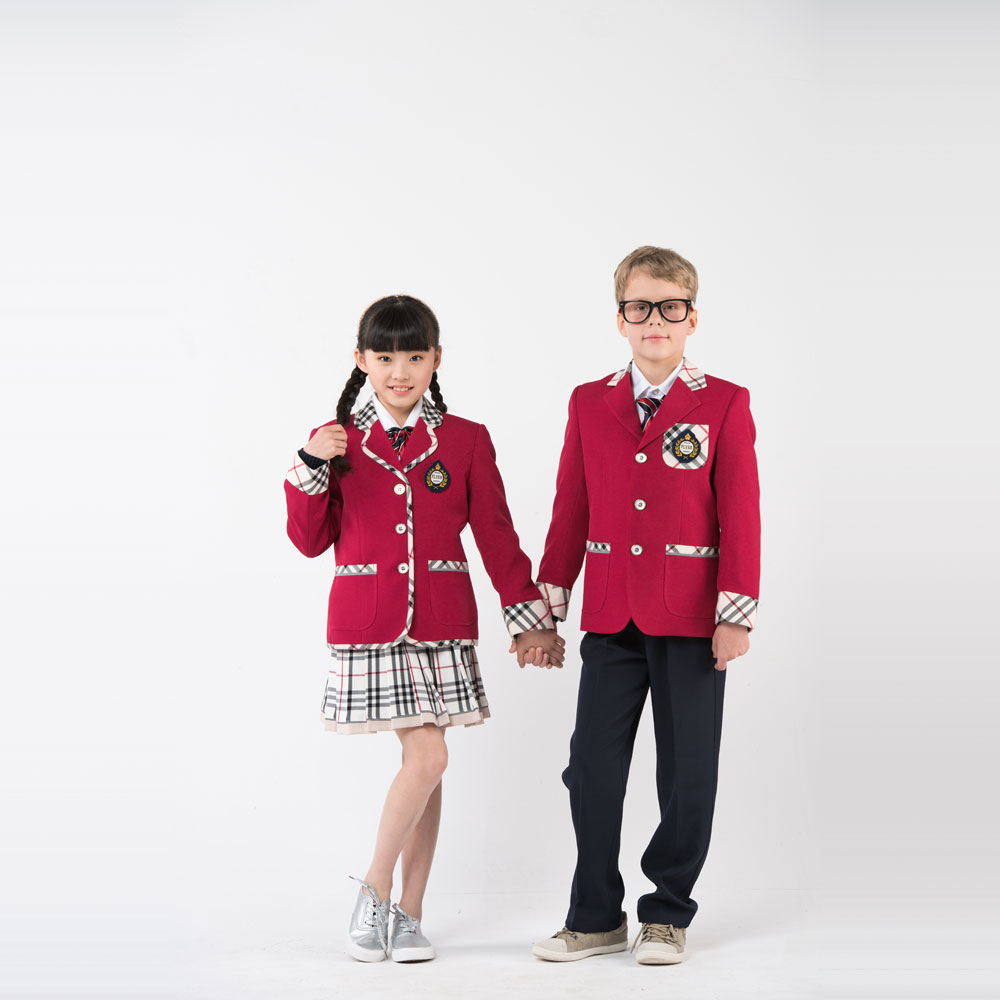 校园校服小学冬季英伦风格女rzf07221男rzf07121